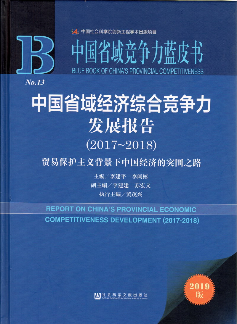 操美女屄视频中国省域经济综合竞争力发展报告（2017-2018）